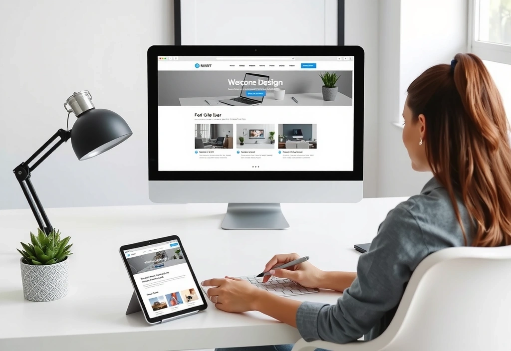 Imagine reprezentativă pentru articol despre Web Design responsiv