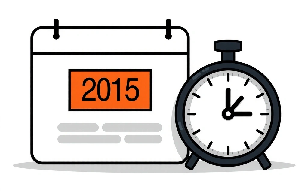 Ilustrație cu un calendar și un ceas, simbolizând actualizări periodice