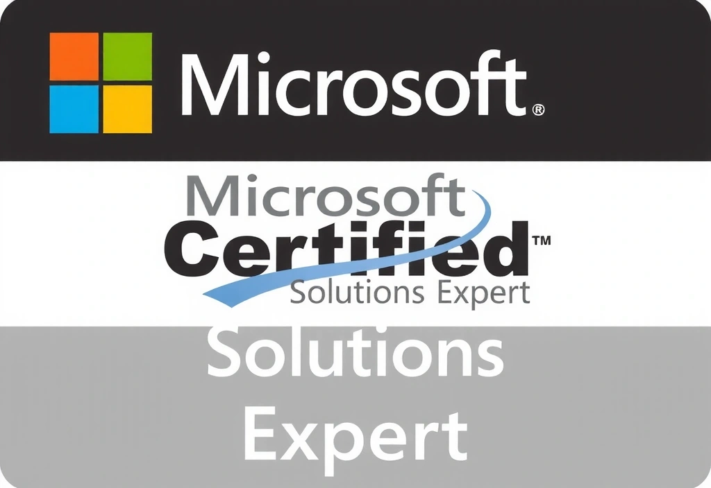 Logo of 'Microsoft Certified Solutions Expert'